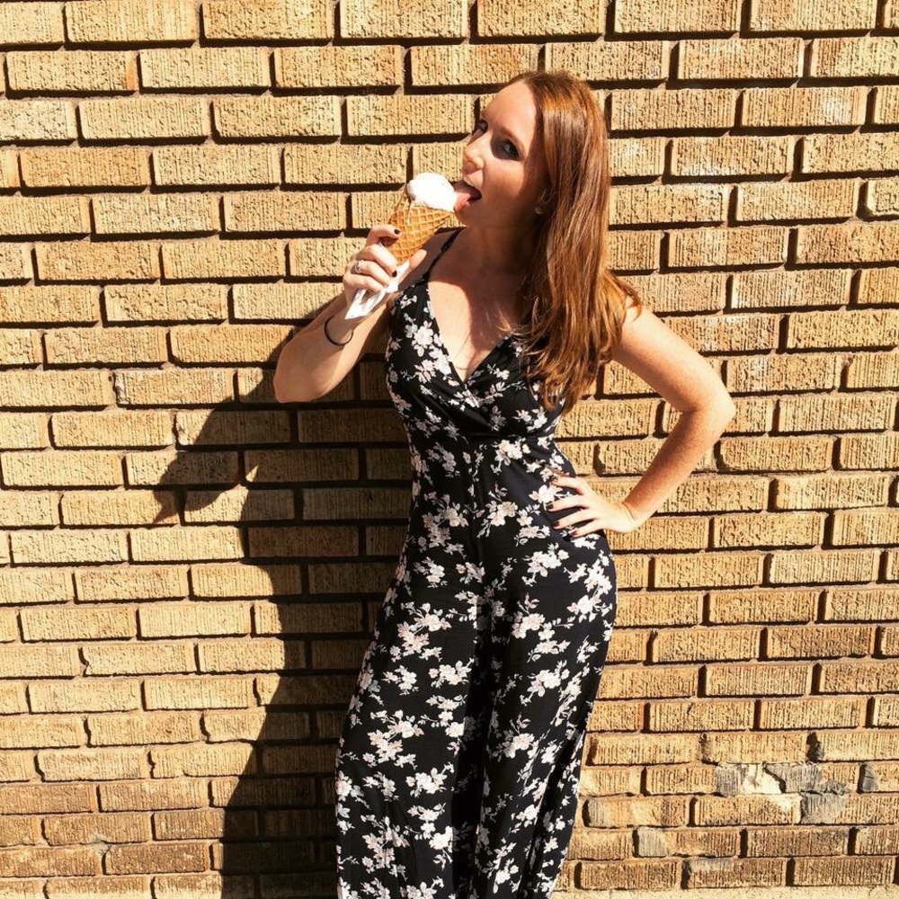 Adorable navy jumper